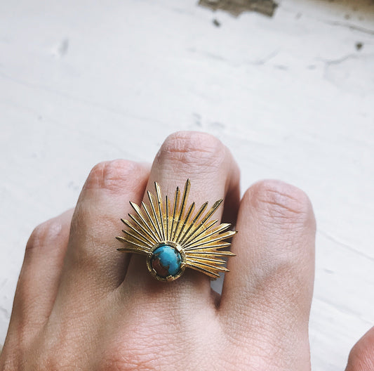 Turquoise Sunlight Ring