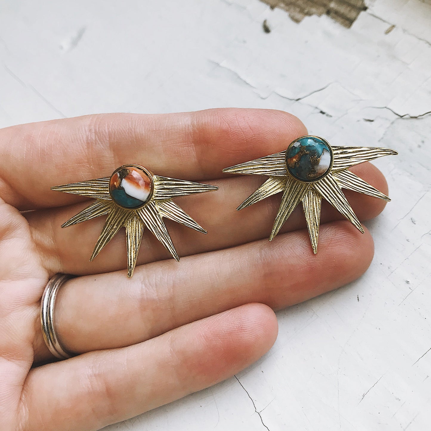 Turquoise Sunlight Earrings