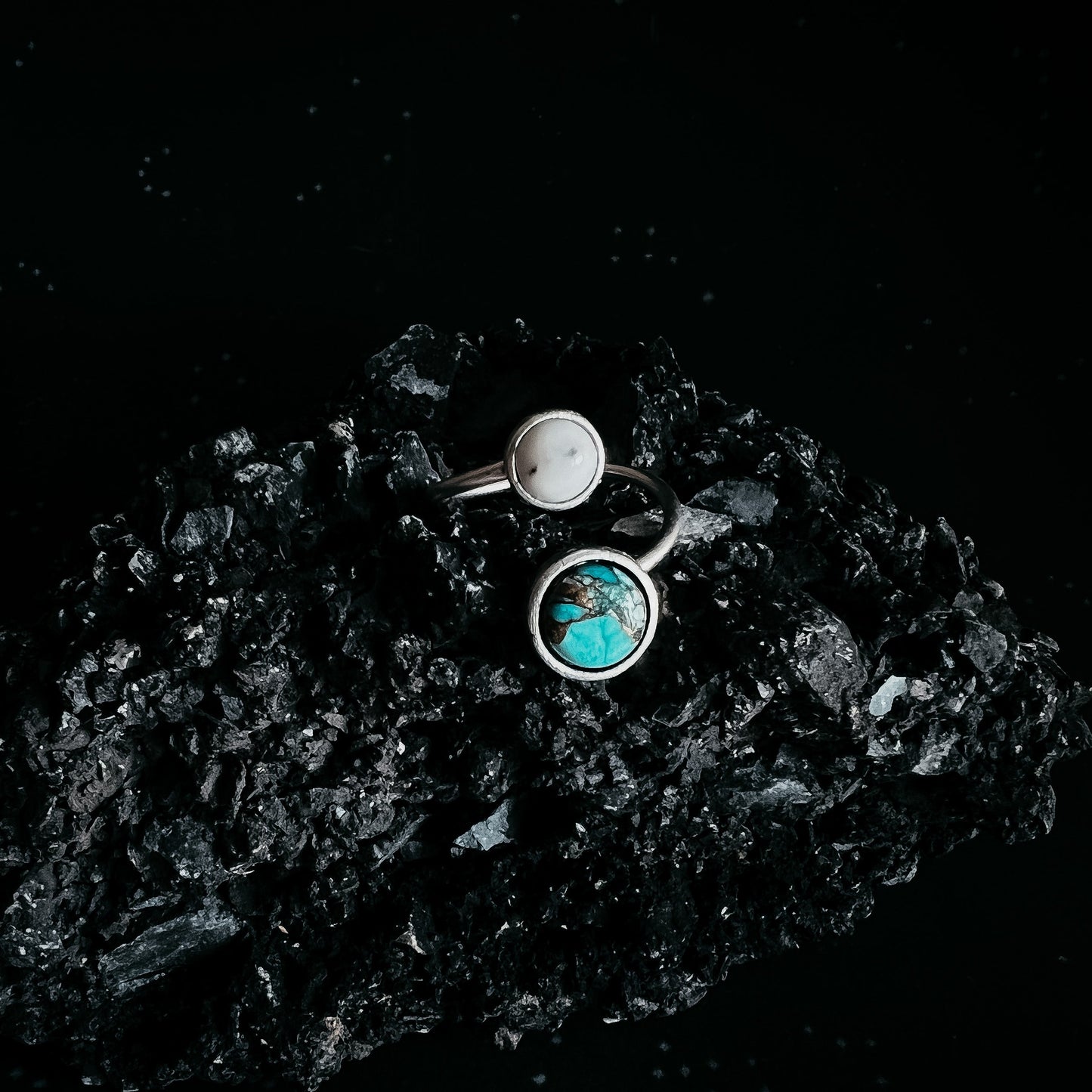 Terra Luna Natural Stone Bypass Ring