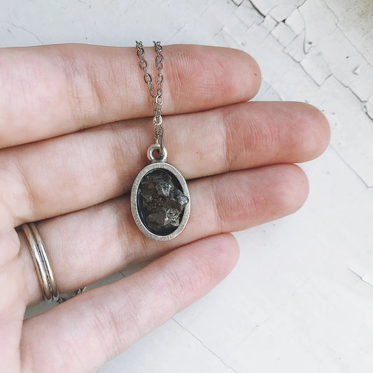 Meteorite Essence Pendant Necklace