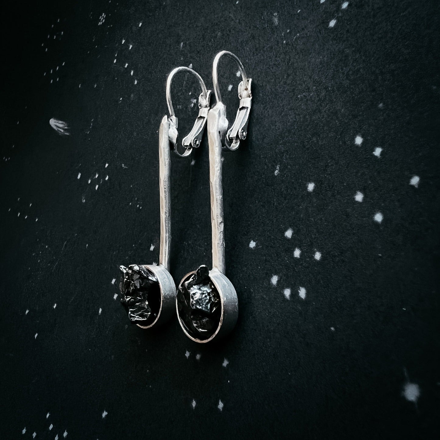 Astral Flow Meteorite Earrings