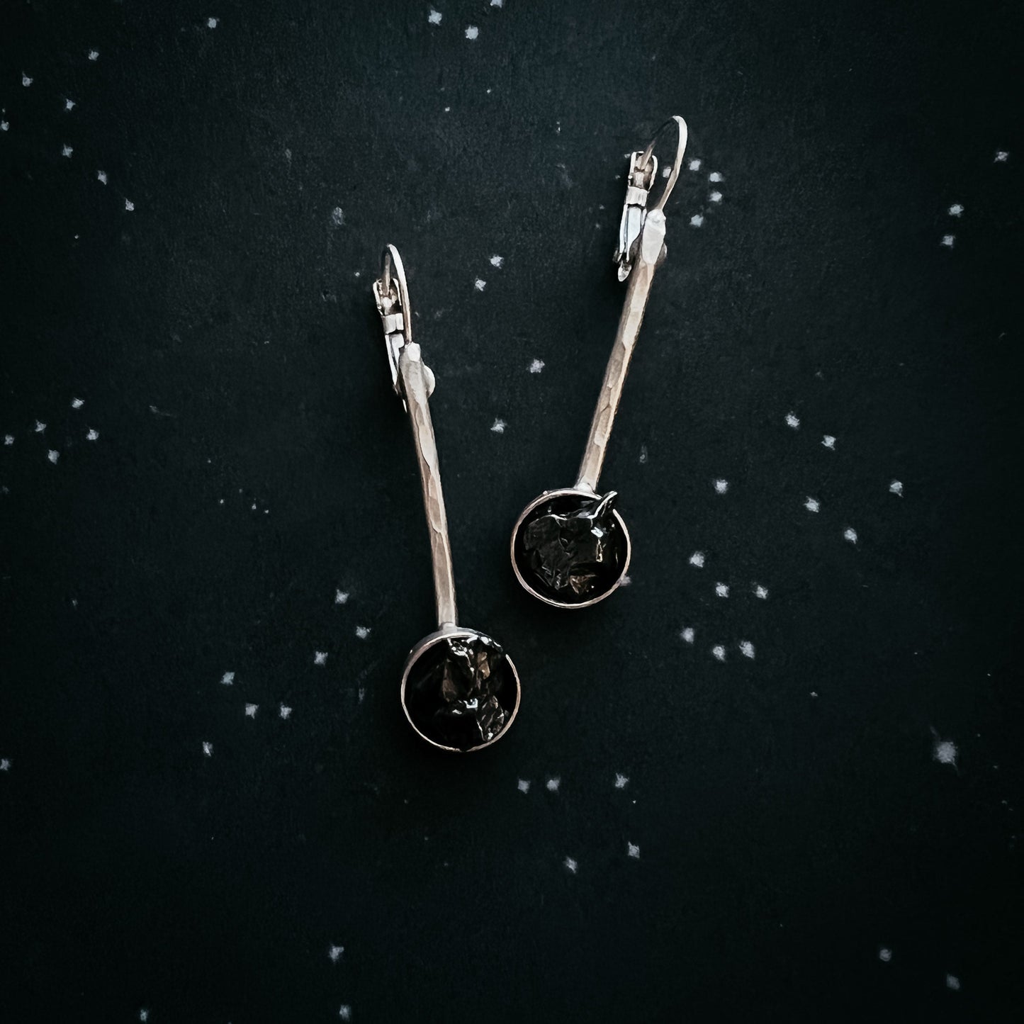 Astral Flow Meteorite Earrings