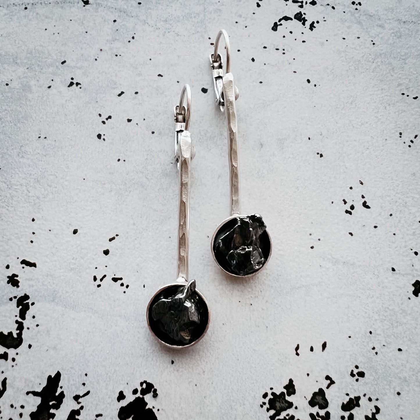 Astral Flow Meteorite Earrings