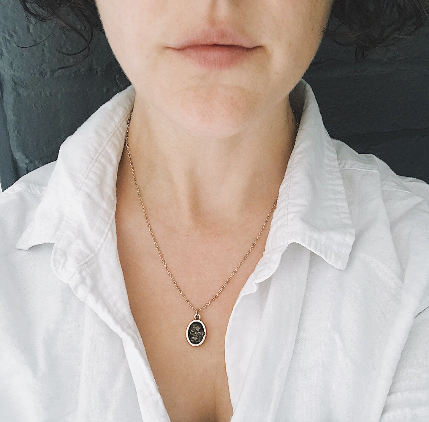 Meteorite Essence Pendant Necklace