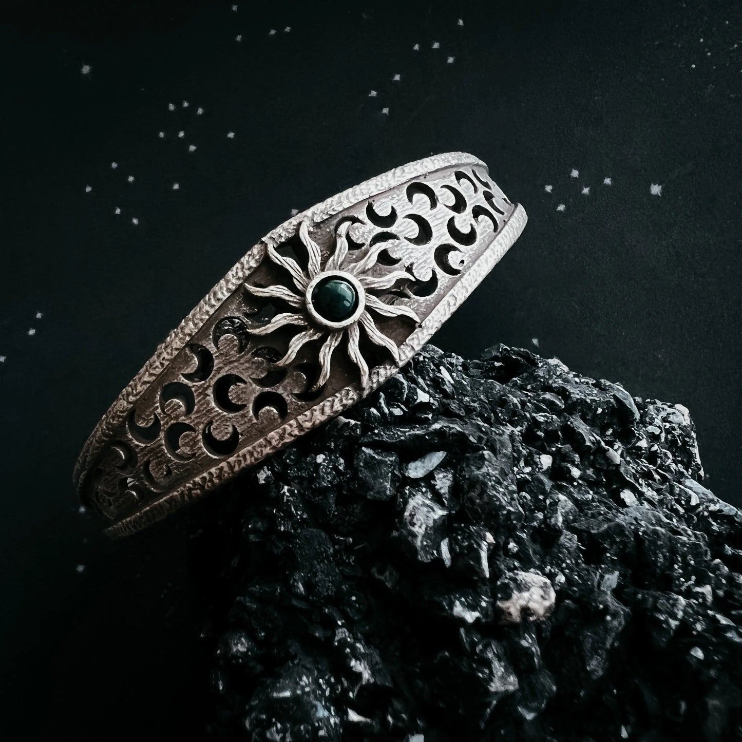 Nocturnal Sunshine Cuff Bracelet 