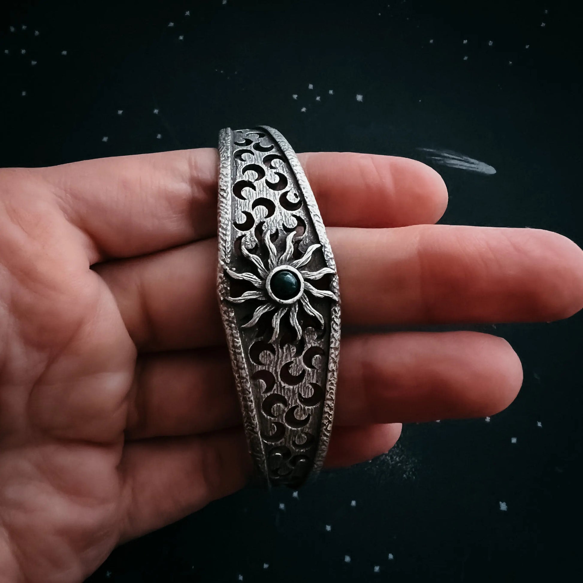 Nocturnal Sunshine Cuff Bracelet 