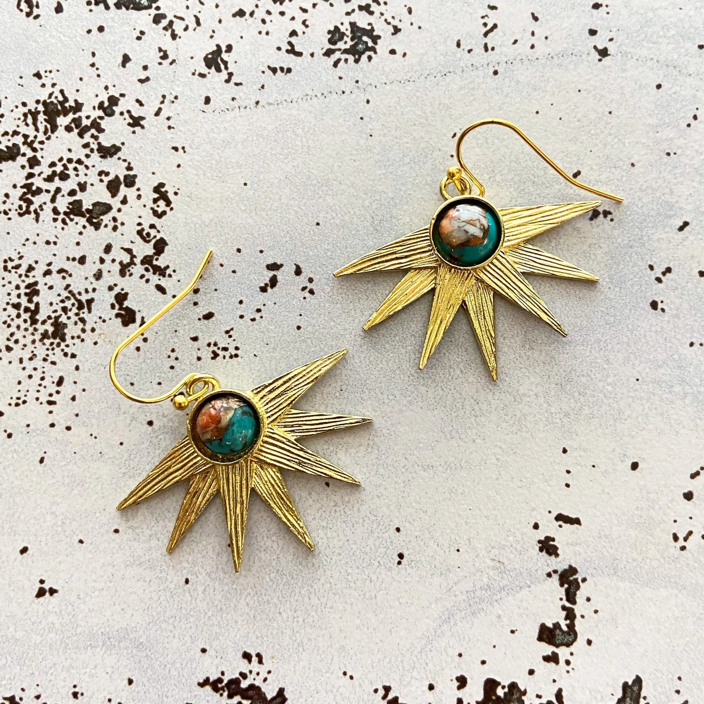Turquoise Sunlight Earrings
